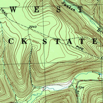 United States Geological Survey Cherry Springs, PA (1994, 24000-Scale) digital map