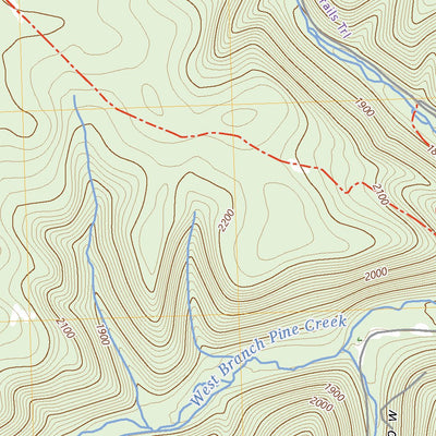 United States Geological Survey Cherry Springs, PA (2023, 24000-Scale) digital map
