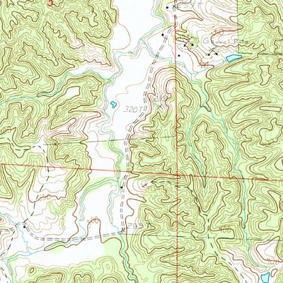 United States Geological Survey Cherry Valley East, AR (1984, 24000-Scale) digital map