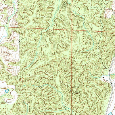 United States Geological Survey Cherry Valley East, AR (1984, 24000-Scale) digital map
