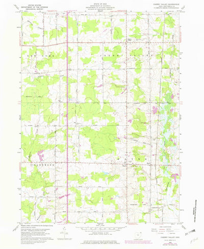 United States Geological Survey Cherry Valley, OH (1959, 24000-Scale) digital map