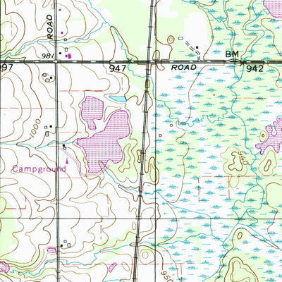 United States Geological Survey Cherry Valley, OH (1994, 24000-Scale) digital map