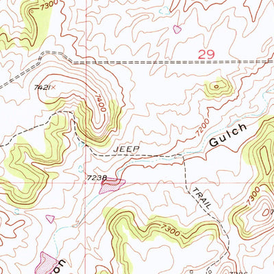 United States Geological Survey Cherry Valley School, CO (1954, 24000-Scale) digital map