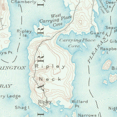 United States Geological Survey Cherryfield, ME (1902, 62500-Scale) digital map