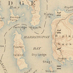 United States Geological Survey Cherryfield, ME (1904, 62500-Scale) digital map