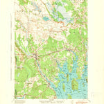 United States Geological Survey Cherryfield, ME (1942, 62500-Scale) digital map