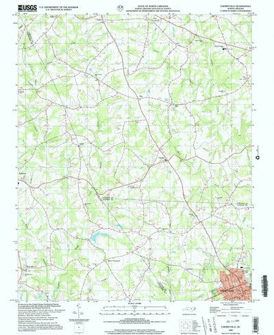 United States Geological Survey Cherryville, NC (2002, 24000-Scale) digital map