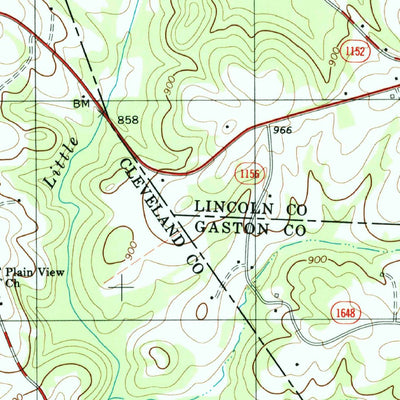 United States Geological Survey Cherryville, NC (2002, 24000-Scale) digital map