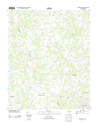 United States Geological Survey Cherryville, NC (2013, 24000-Scale) digital map