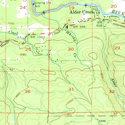 United States Geological Survey Cherryville, OR (1955, 62500-Scale) digital map