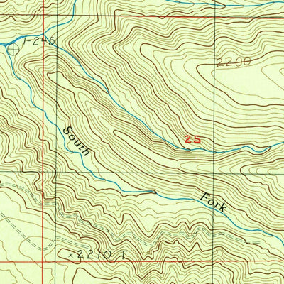 United States Geological Survey Cherryville, OR (1985, 24000-Scale) digital map