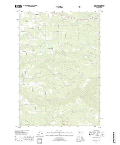 United States Geological Survey Cherryville, OR (2020, 24000-Scale) digital map