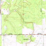 United States Geological Survey Chesaning East, MI (1975, 24000-Scale) digital map