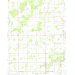 United States Geological Survey Chesaning West, MI (1974, 24000-Scale) digital map