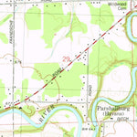 United States Geological Survey Chesaning West, MI (1974, 24000-Scale) digital map