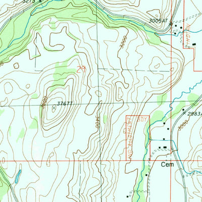United States Geological Survey Chesaw, WA (1988, 24000-Scale) digital map