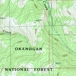 United States Geological Survey Chesaw, WA (1988, 24000-Scale) digital map