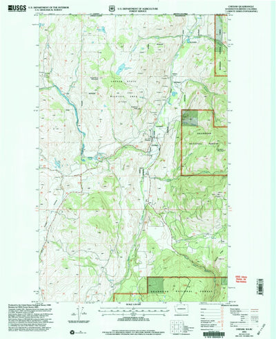 United States Geological Survey Chesaw, WA (2001, 24000-Scale) digital map