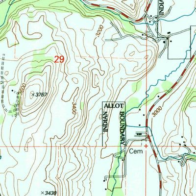 United States Geological Survey Chesaw, WA (2001, 24000-Scale) digital map