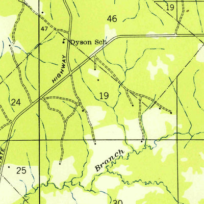 United States Geological Survey Chesbrough, LA (1949, 31680-Scale) digital map