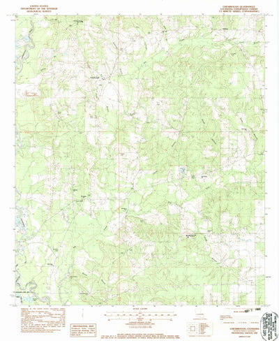 United States Geological Survey Chesbrough, LA (1983, 24000-Scale) digital map
