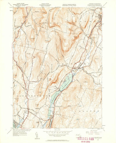 United States Geological Survey Cheshire, MA (1944, 24000-Scale) digital map