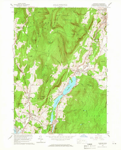 United States Geological Survey Cheshire, MA (1959, 24000-Scale) digital map