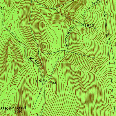 United States Geological Survey Cheshire, MA (1959, 24000-Scale) digital map