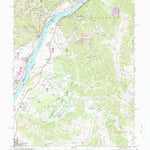 United States Geological Survey Cheshire, OH-WV (1968, 24000-Scale) digital map