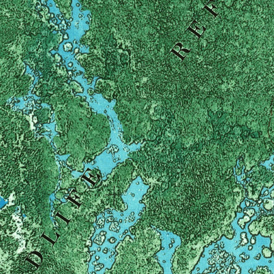 United States Geological Survey Chesser Island, GA (1965, 24000-Scale) digital map