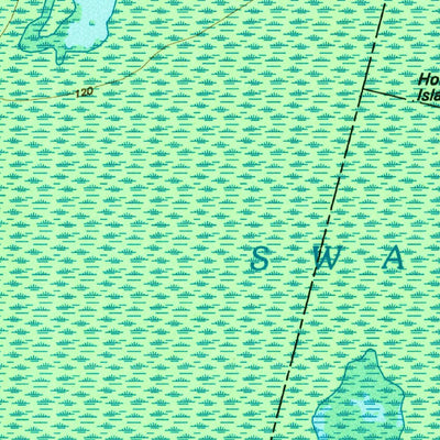 United States Geological Survey Chesser Island, GA (1994, 24000-Scale) digital map