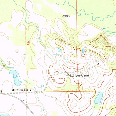 United States Geological Survey Chesson, AL (1971, 24000-Scale) digital map