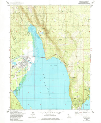 United States Geological Survey Chester, CA (1979, 24000-Scale) digital map