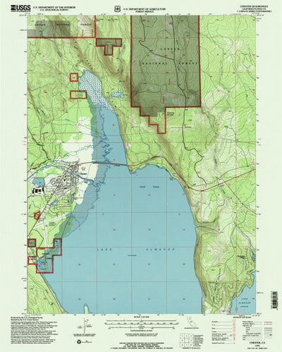United States Geological Survey Chester, CA (1995, 24000-Scale) digital map