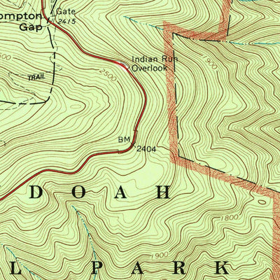 United States Geological Survey Chester Gap, VA (1967, 24000-Scale) digital map