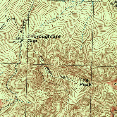 United States Geological Survey Chester Gap, VA (1994, 24000-Scale) digital map