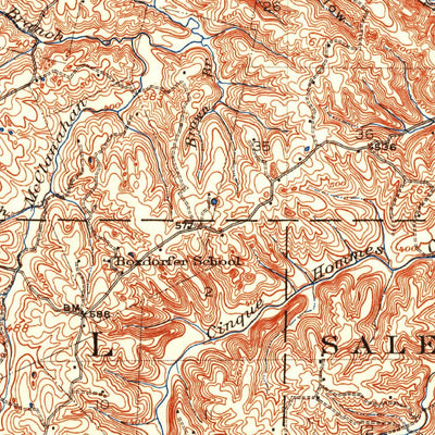 United States Geological Survey Chester, IL-MO (1947, 62500-Scale) digital map