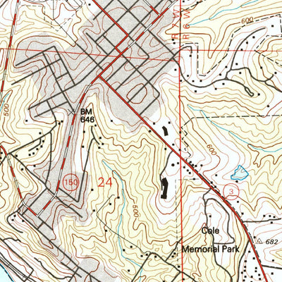 United States Geological Survey Chester, IL-MO (1968, 24000-Scale) digital map