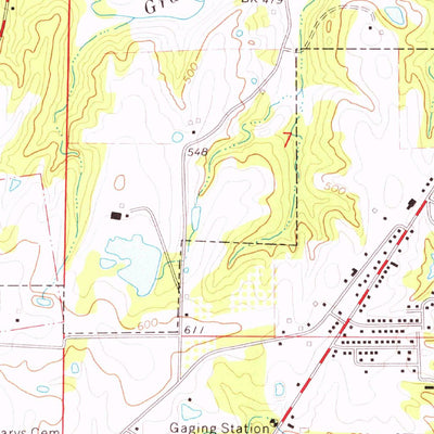 United States Geological Survey Chester, IL-MO (1970, 24000-Scale) digital map