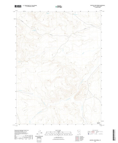 United States Geological Survey Chester Lyons Spring, NV (2021, 24000-Scale) digital map