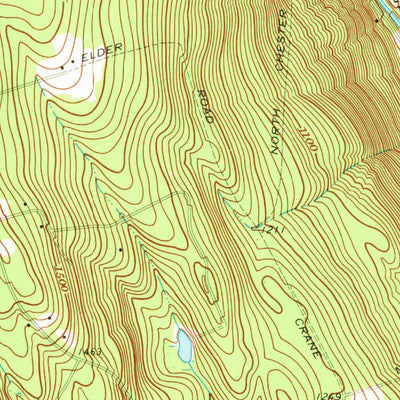 United States Geological Survey Chester, MA (1972, 24000-Scale) digital map