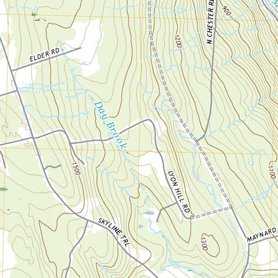 United States Geological Survey Chester, MA (2021, 24000-Scale) digital map