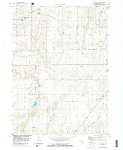 United States Geological Survey Chester, MI (1980, 24000-Scale) digital map