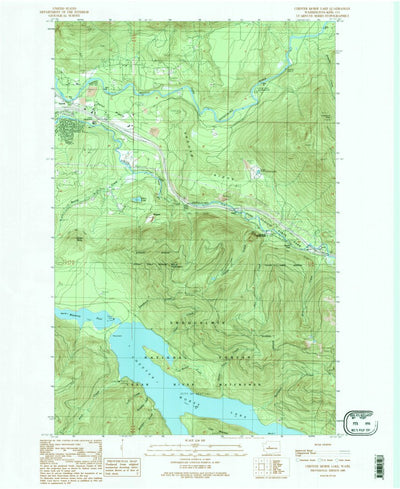 United States Geological Survey Chester Morse Lake, WA (1989, 24000-Scale) digital map
