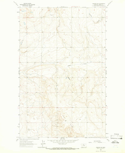 United States Geological Survey Chester NW, MT (1963, 24000-Scale) digital map