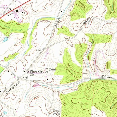 United States Geological Survey Chester, OH-WV (1960, 24000-Scale) digital map