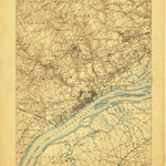United States Geological Survey Chester, PA-NJ-DE (1896, 62500-Scale) digital map
