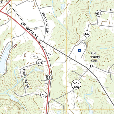 United States Geological Survey Chester, SC (2020, 24000-Scale) digital map
