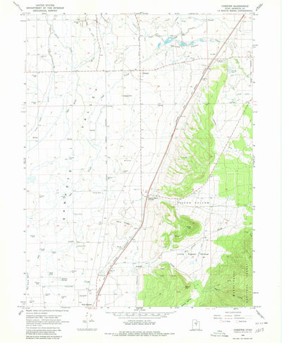 United States Geological Survey Chester, UT (1966, 24000-Scale) digital map