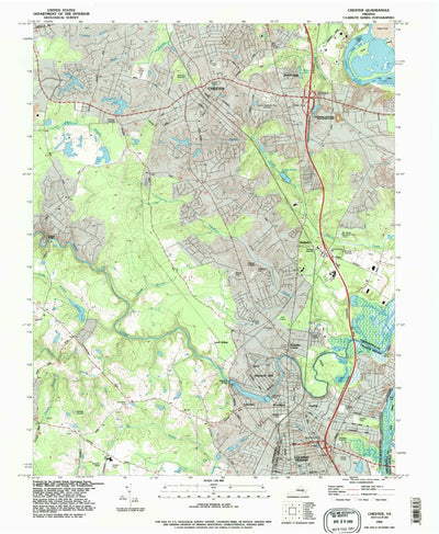 United States Geological Survey Chester, VA (1994, 24000-Scale) digital map